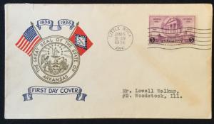 US Plimpton FDC #782 Addressed L18