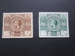 Bermuda 1921 Sc 71-72 MH