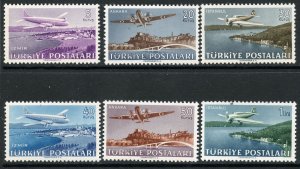 Turkey #C12-17, Mint Never Hinge.