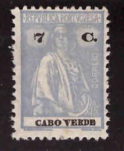 Cape Verde Scott 183B MH* Ceres stamp