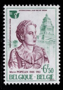 Belgium Scott 933 MNH** Marie Popelin stamp