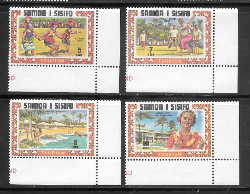 Samoa #344-47 MNH Set of 4 Singles