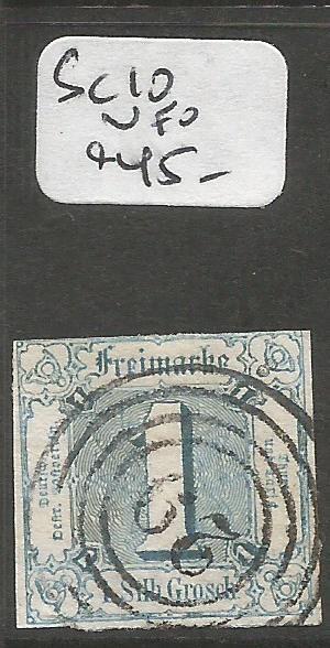 Germany Thurm And Taxis SC 10 VFU (4cpn) 