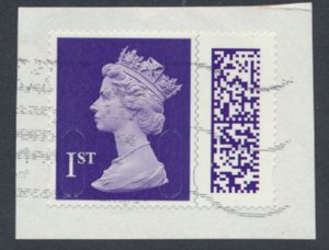 GB 1st Purple Security Barcoded Machin Yr code 22 Source E  see detail & scans