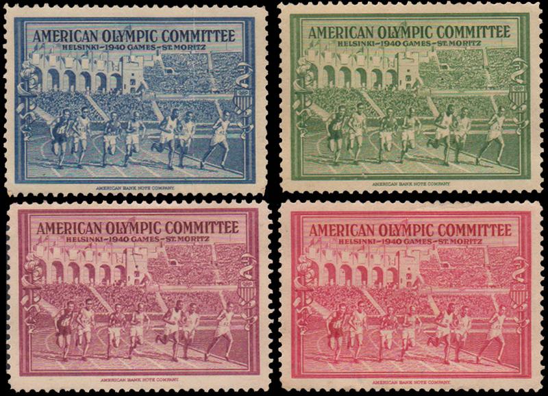 United States - American Olympic Committee Label