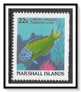 Marshall Islands #173 Lyretail Wrasse MNH