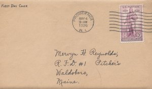 1936 777 First Day Cover scv $18.00 less 80%=$3.60