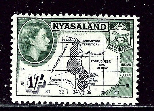 Nyasaland 106 MNH 1953 issue    (ap2695)