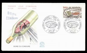 France 1981 Highway Safety FDC