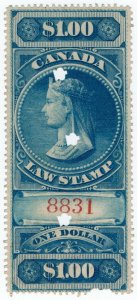 (I.B) Canada Revenue : Law Stamp $1