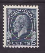 Canada-Sc#199- id8-unused NH og 5c KGV Medallion-1932-