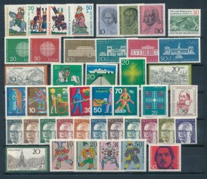 West Germany 1970 Complete Year Set  MNH