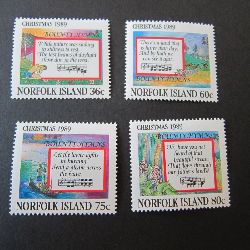 Norfolk Islands Sc 462-465 christmas set MH