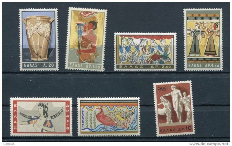 Greece 1961 MNH Minoar Art Cv $26