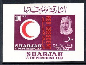 Sharjah 28 Red Cross Souvenir Sheet MNH VF