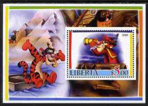 Liberia 2005 Disney\'s Tigger perf m/sheet #1 unmounted mint