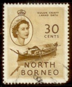 North Borneo 1954 SC# 270 Used E48