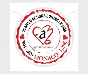 Monaco - Postfris/MNH - Fight Aids 2024