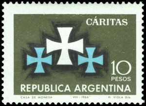 Argentina #798  MNH - Caritas, Charity Organization (1966)