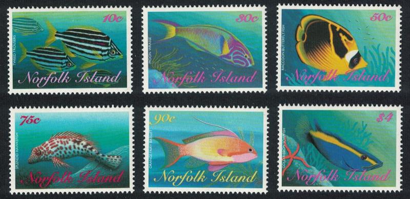 Norfolk Reef Fishes 6v 1st series SG#666=677