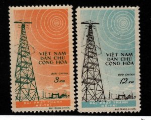 NORTH VIET NAM Sc 100-1 NH ISSUE OF 1959 - RADIO