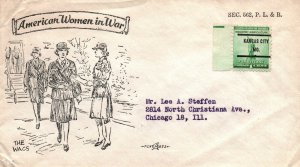 CACHET EVENT COVER AMERICAN WOMEN IN WAR THE WACS BY PENTARTS SEC. 562