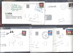 Canada  5 DIFFERENT MILITARY POST OFFICE (MPO) COVERS BS26067