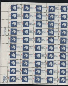 US 1431 8c Antarctic Treaty Mint Stamp Sheet OG NH