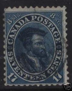 Canada #19iii VF Used  **With Certificate**