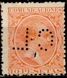 Spain; 1889; Sc. # 270;  Used Single Stamp