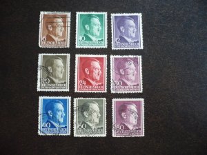 Stamps - Poland-Scott#N77,N79,N80,N82-N84,N86,N89,N90-Used Part Set of 9 Stamps