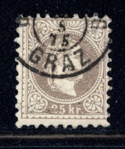 Austria 1867  Scott #32 used (CV 21.00)