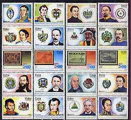 Cuba 1988 Latin American History (3rd Series - Arms) set ...