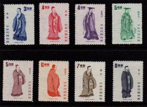 Taiwan 1972 Sc 1791-1829 Chinese famous person  set MNH