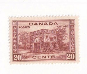 CANADA # 243 VF-MNH 20cts FORT GARRY GATE WINNIPEG  CAT VALUE $37.50 @ 15%