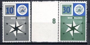 Netherlands Scott # 372 - 373, mint nh