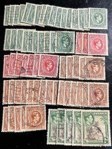 Jamaica Scott# 116...152 FVF Used Lot of 137 Cat $32.85