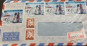 A) 1972, BELGIUM, PENGUIN, AIRMAIL, PER LUCHTPOST, MULTIPLE STAMPS 