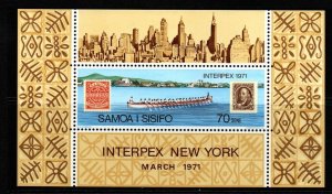 SAMOA SGMS364/1970 INTERPEX NEW YORK  MNH