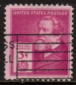 US Scott 891, 1940 Inventors 3c Cyrus Hall McCormick used