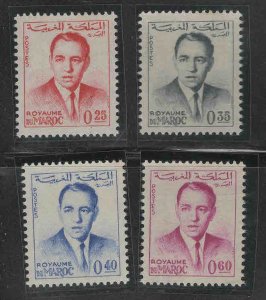 Morocco Scott 111-114 MNH** 1965