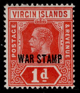 BRITISH VIRGIN ISLANDS GV SG78c, 1d scarlet, M MINT.