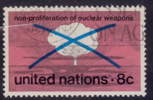 United Nations, 1972, Non-Proliferation Agreement, 8c, sc#227, used
