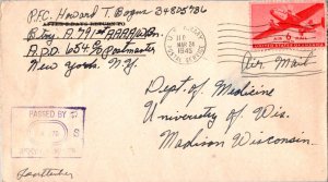 United States A.P.O.'s 6c Transport 1945 U.S. Army, Postal Service A.P.O. 110...