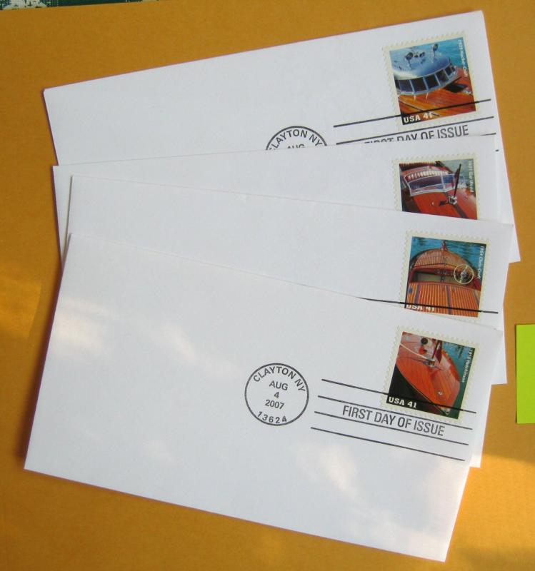 United States #4160-3 FDC Speedboats