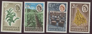 Rhodesia & Nyasaland #184-187 Mint (NH) Single (Complete Set)