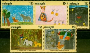 Malaysia 1971 Unicef Set of 5 SG87-91 V.F MNH