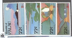 Palau, Sc #146-49, MNH, complete set