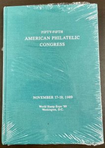 Fifty-Fifth American Philatelic Congress Book November 17-19, 1989  Sealed