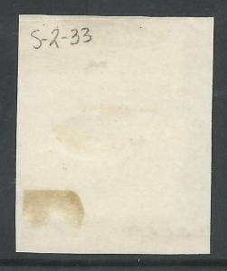 CSA Scott #1 Stone 2 Pos 32 Used Confederate Stamp on Piece Charleston, SC CDS